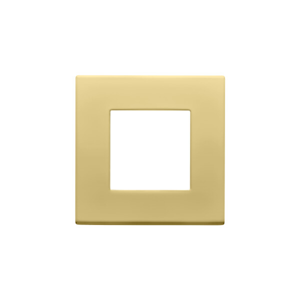 Plaque dahlia 1 poste creme - Gewiss - GW35901AM