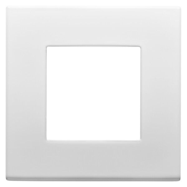 Plaque dahlia 1 poste blanc - Gewiss - GW35901AWP