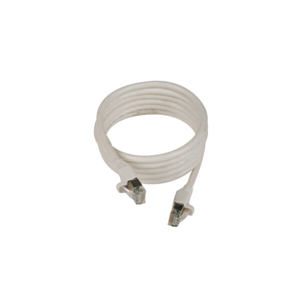 Cable rj45-rj45 cat.5e ftp 1m blanc - Gewiss - GW38122