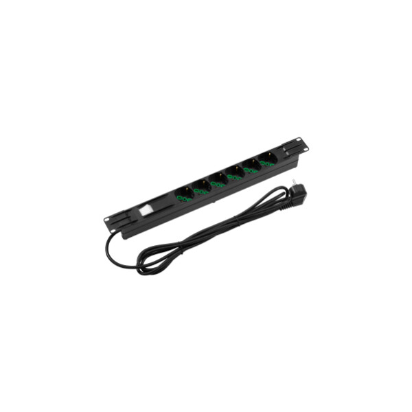Panneau 19'' avec 6 prise 16a +interrup. - Gewiss - GW38606