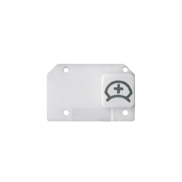 Symbol for illuminable command devices - nurse - antibacterial - chorus - Gewiss - GW10511AB