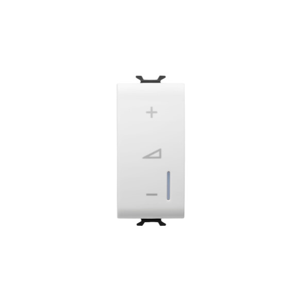 Universal electronic regulator - push-button - 230v ac 50/60hz - 1 module - white - antibacterial - chorus - Gewiss - GW10572AAB
