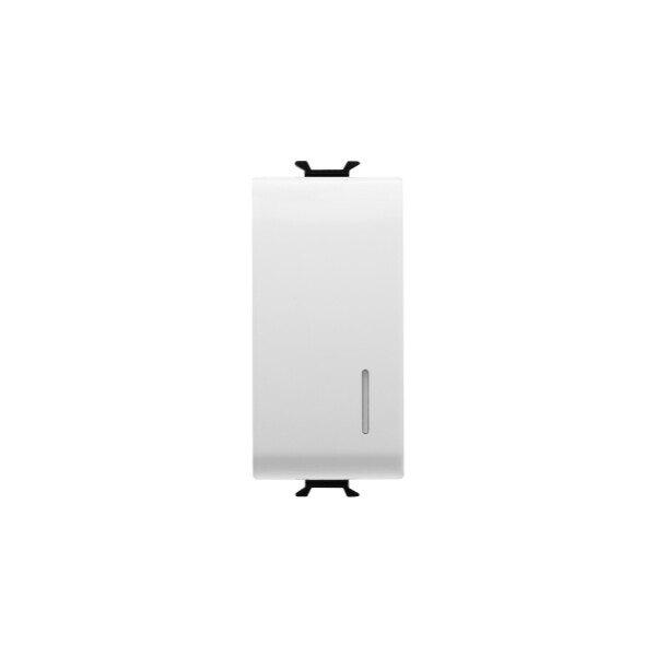 Call relay 12v ac/dc - 1p 1no/nc 12v - 1 module - white - antibacterial - chorus - Gewiss - GW10726AB