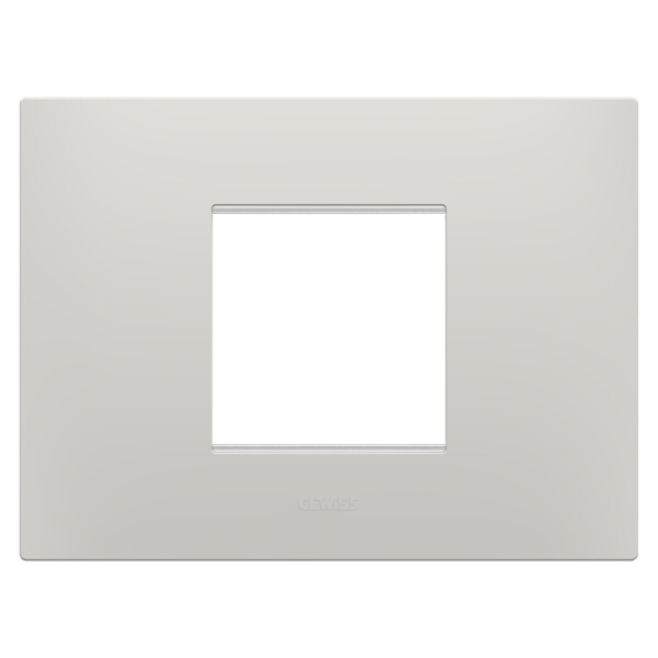 Plaque ego rectangulaire 2p argile - Gewiss - GW16002CY