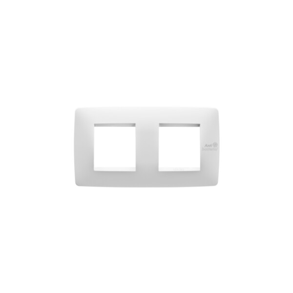 Plaque one int.2+2p o.bl antibact. - Gewiss - GW16123AB