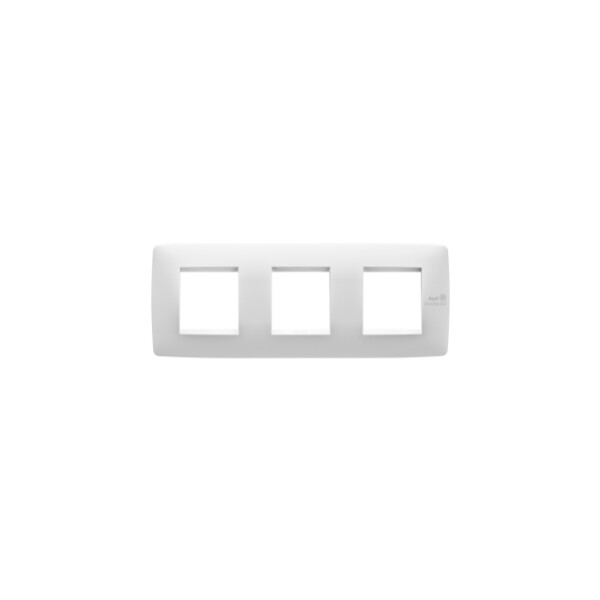 Plaque one int.2+2+2p o.bl antibact. - Gewiss - GW16126AB