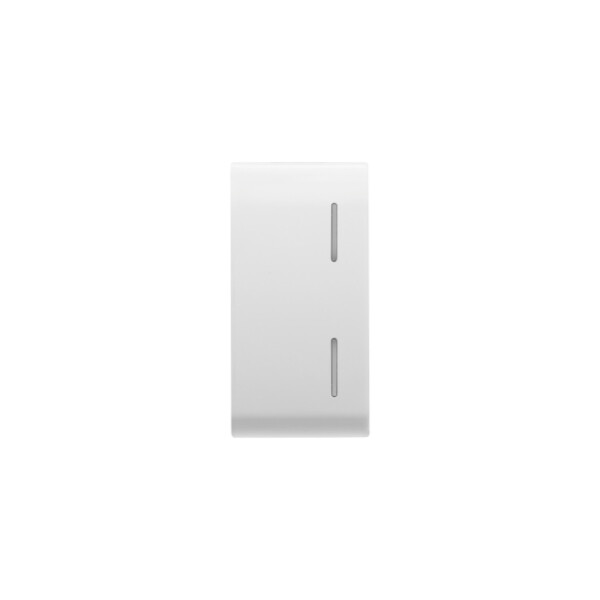 Replaceable button key for push-button panel - with 2 diffusers - 1 module - white - chorus - Gewiss - GW10557