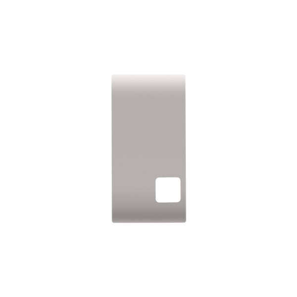 Replaceable button key for push-button panel - to be completed with lens - 1 module - natural beige - chorus - Gewiss - GW13551