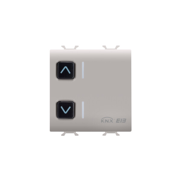 Actuator for roller shutters - 1 channel - 6a - knx - 2 modules - natural beige - chorus - Gewiss - GW13797
