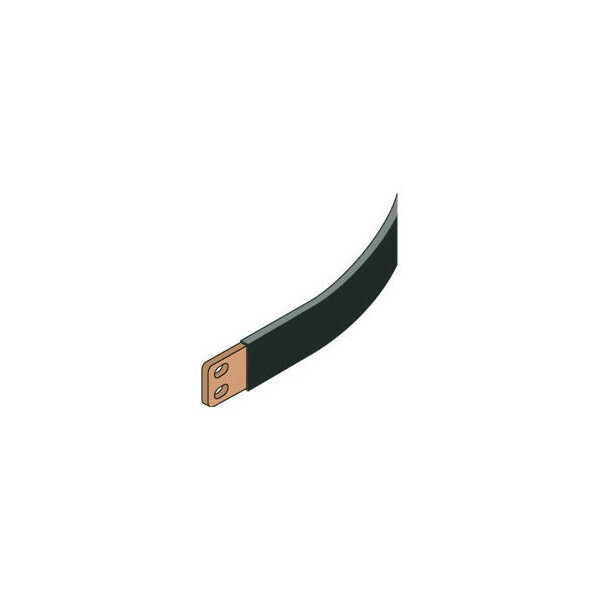 Pair ol flexible straps l=2m - 160a - 2x15,5x0,8 - Gewiss - GW47650