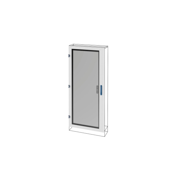 Qdx 630l parete porta vetro 850x1000 - Gewiss - GWD3023
