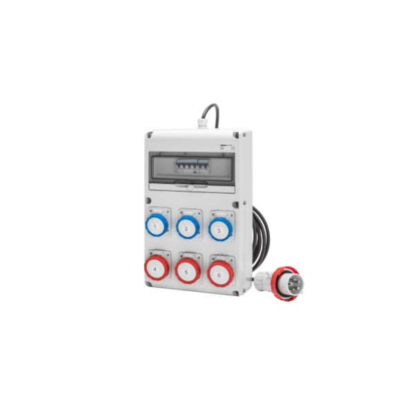 Q-din 14 acs iec 6x2p 16a mobile - Gewiss - GW68248N