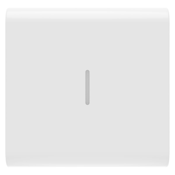 Touche inter. axial diffuseur 2p blanc - Gewiss - GW10556S