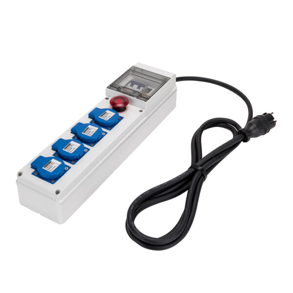 Q-din 5 4x230v 16a+plug+em - Gewiss - FR60332