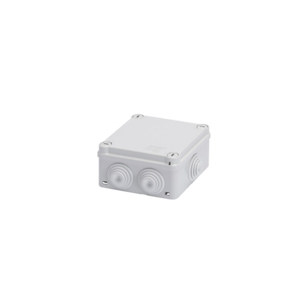 Boîte de dérivation 100x100x50 Gewis Série 44CE étanche 6 embouts avec couvercle 1/4 de tour IP55 - Gewiss - GW44024