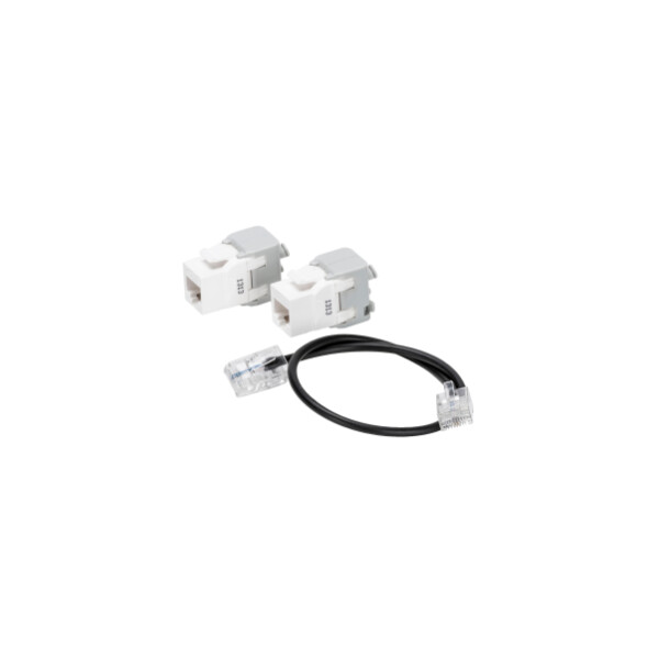 Kit d’extension 2 RJ45 Gewiss 40 CDE pour coffret de communication - Gewiss - GW40596