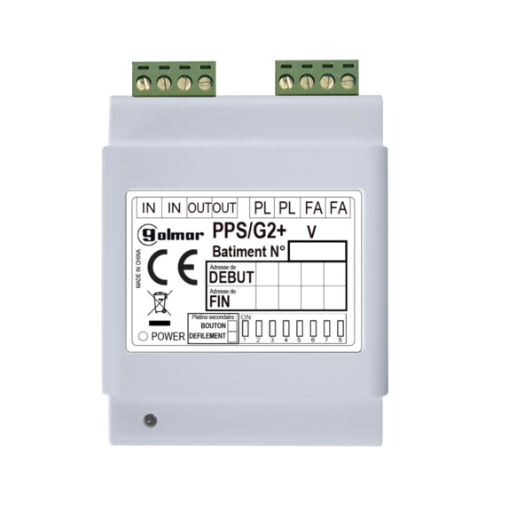  interface building pour des configurations platines principales/secondaires - Golmar - GPPS/G2P