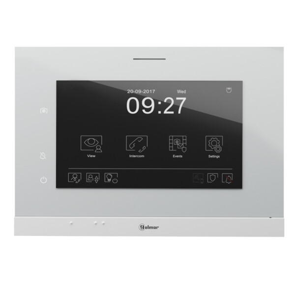 Moniteur couleur mains libres 7'' tactile (mémoire) (ipg+) - Golmar - GART7/G+/48