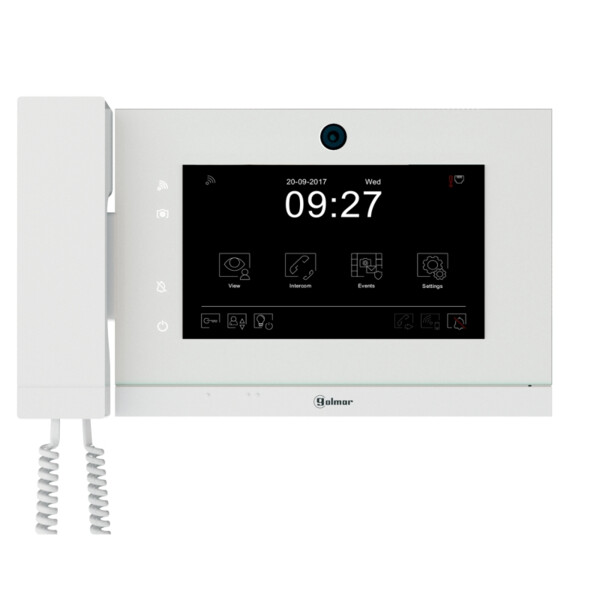 Centrale de conciergerie avec écran 7'' tactile et combiné (ipg+) - Golmar - GCEART7/G+/48