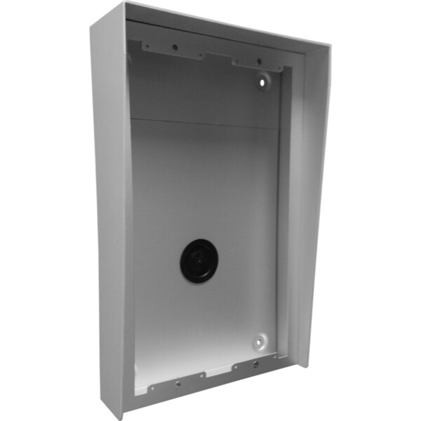 Boitier saillie avec visière nexa alu  (6 modules 2 colonnes) - Golmar - GN876/AL