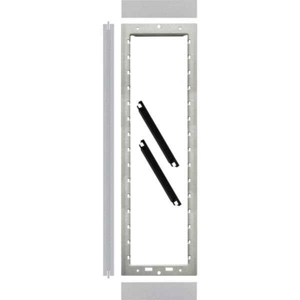 Cadre d'extension 3 modules sur 2 colonnes nexa aluminium - Golmar - GN6013/AL