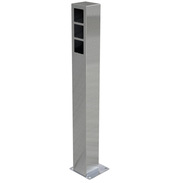 Colonne inox passivée 316l pour platine nexa inox 3 modules 1 colonne - Golmar - GNX8031/E