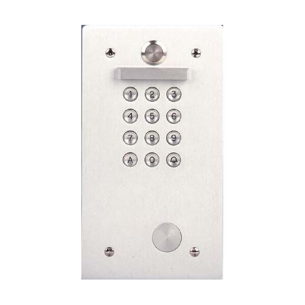 Clavier codé à encastrer alu prépercé canon PTT - Golmar - TSEC302E