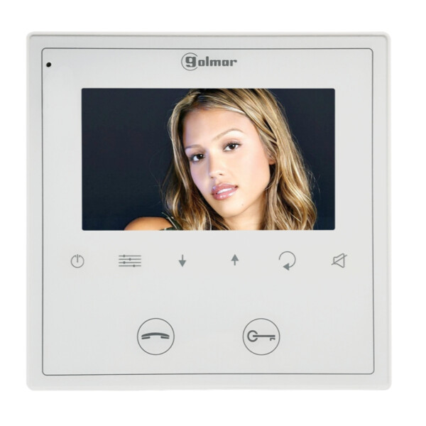 Moniteur couleur mains libre VESTA 2 écran 4.3'' avec ouverture de porte - Golmar - GVESTA2SEGB2