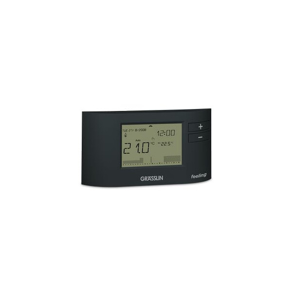 Thermostat d'ambiance Grasslin Feeling D101 Rf Tx 2X1,5Vaz - Grasslin - 041100021