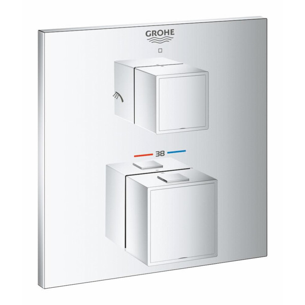 Façade - grohtherm 2000 - pour robinet d'arrêt encastré - Grohe - 24154000