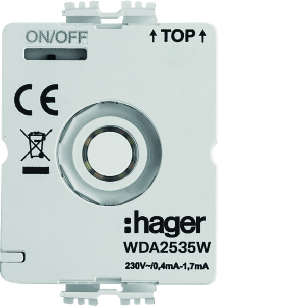 Mod led,commande d'eclairage,230v,neutral - Hager - WDA2535W