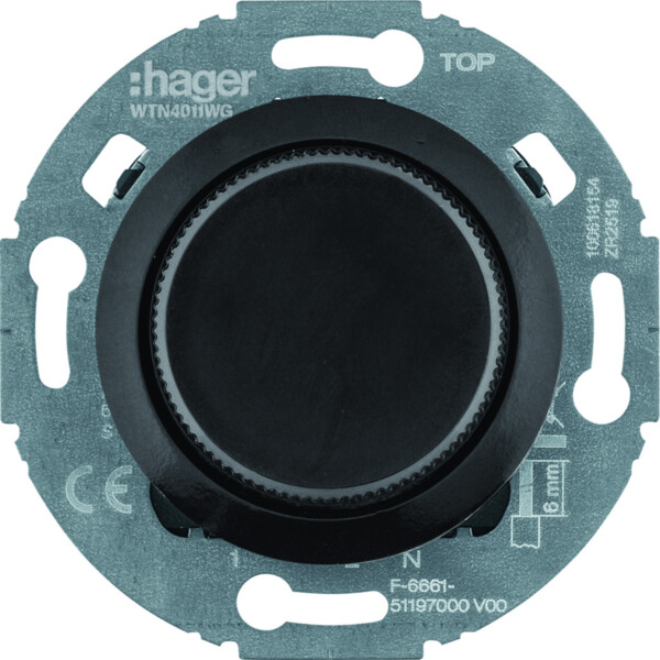 Auxiliaire de variateur 1930 rotatif nuit - Hager - WTN4041BG
