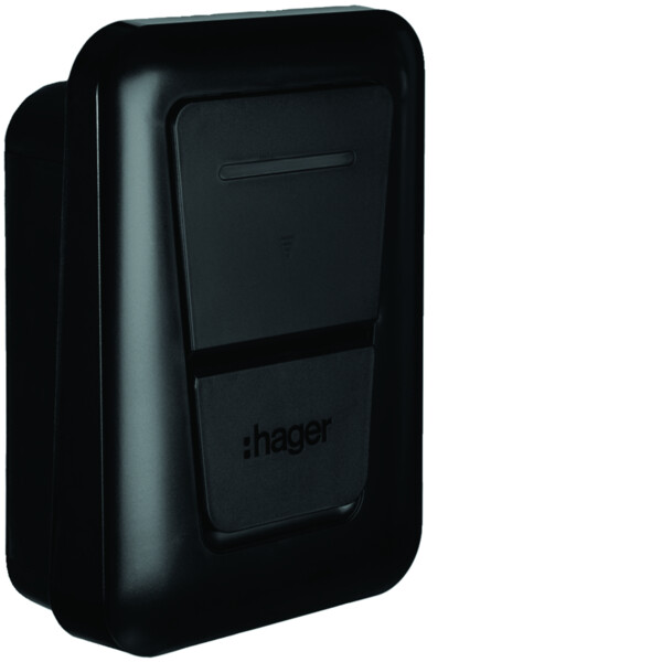 Witty one borne de recharge ip55 1x7kw 1p t2s+rfid+app bluetooth+opt. sol. - Hager - XVR107S