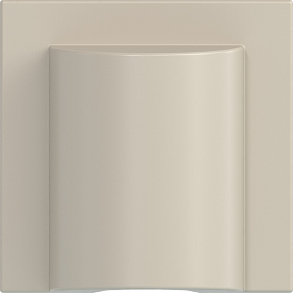 Enjoliveur sortie de câbles gallery sand, plastique sable mat - Hager - WXD155S