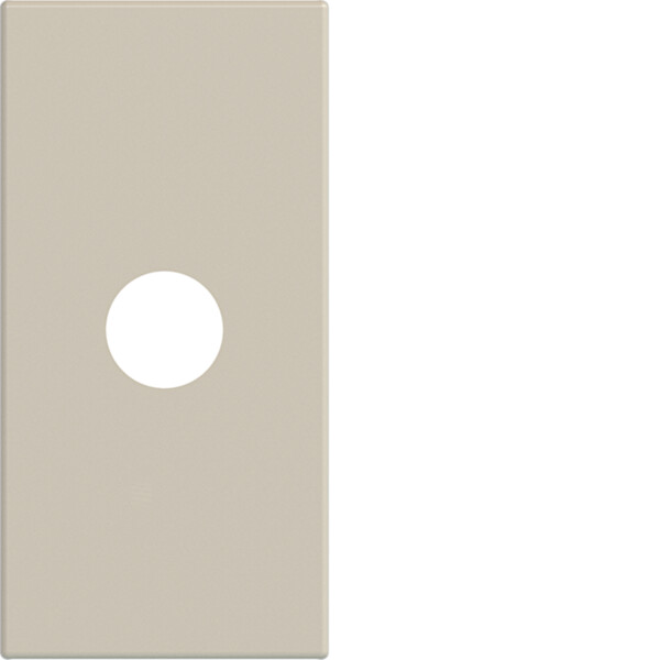 Sortie de fil  gallery 1 module sand, plastique sable mat - Hager - WXF687S