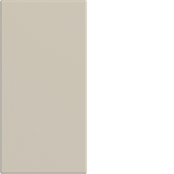 Obturateur  gallery 1 module sand, plastique sable mat - Hager - WXF688S