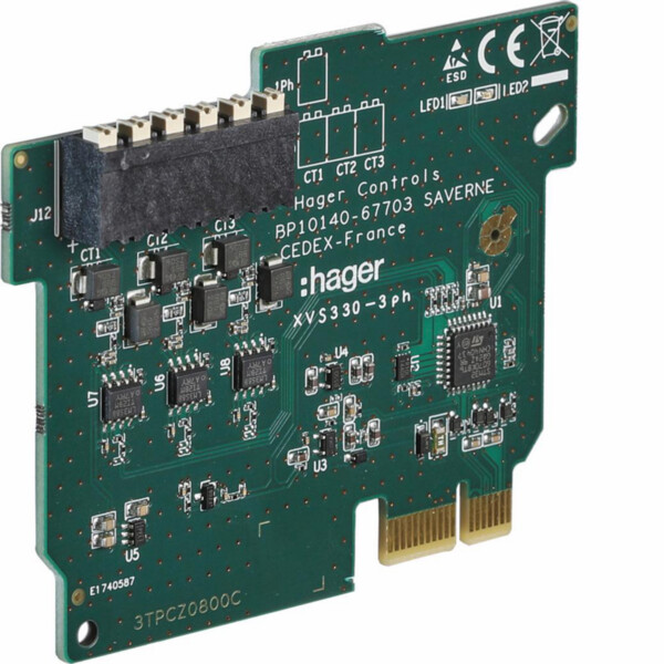 Pièce dét. carte de gestion d'énergie pour borne de recharge one et plus - Hager - XVS300