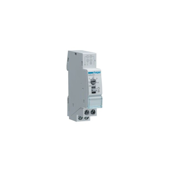 Hager Minuterie modulaire EMN001 simple temporisation - Hager - 233996