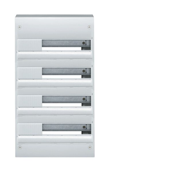 Tableau électrique en saillie Hager Gamma+ 4 rangées 18 modules IP30 IK05 blanc RAL 9010 - Hager - GD418A