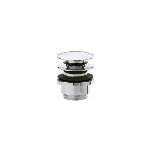 Push-open bonde de vidage pour lavabo avec trop-plein - Modèle 1"1/4 - chromé hansgrohe - Hansgrohe - 50100000