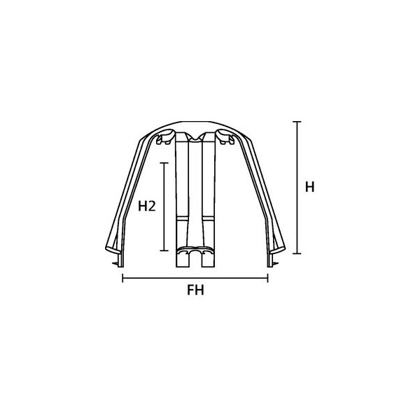 Support protecteur pour spot encastrable Spotclip - HellermannTyton - HellermannTyton - 14800076