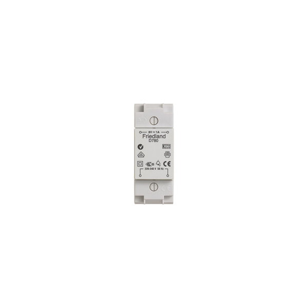 Transformateur d'alimentation 230 Vac / 8V 1A Montage en saillie ou sur rail DIN D780 - Honeywell Friedland - Honeywell Friedland - 611635