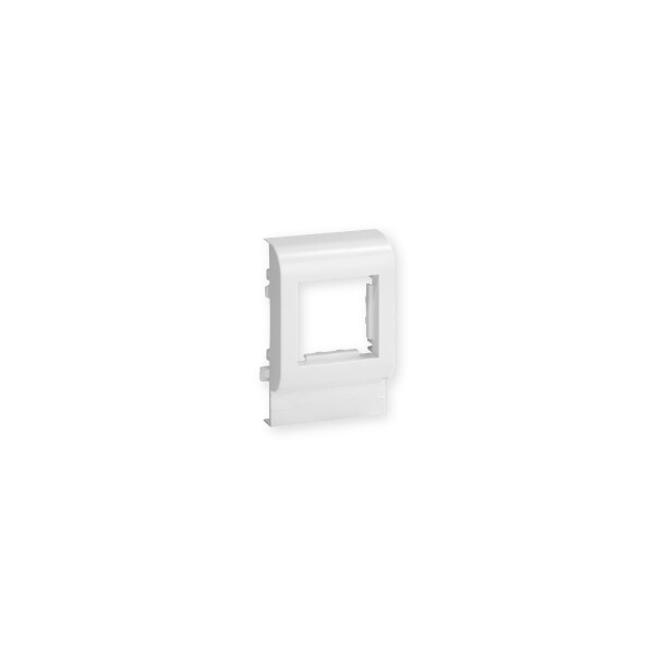 PDA-45N 100 W0 - Support App 45x45 2 Modules Goulotte TA-E/TA-G Blanc - Iboco - B00514