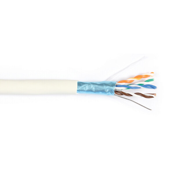 Câble réseau RJ45 cat6 F/UTP - 4 paires - câble éthernet LSZH - Boîte de 305m - ID Cables - F4P6SHB