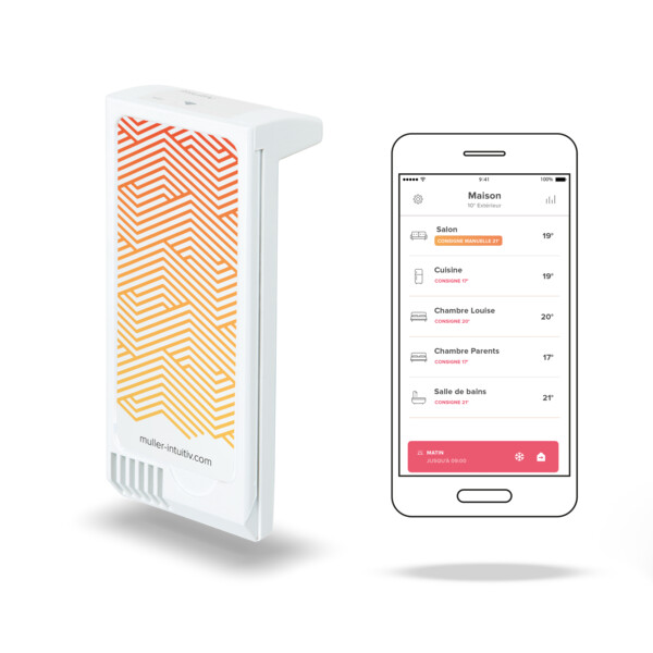 Module muller intuitiv with netatmo blanc - Intuis - NEN9241AA