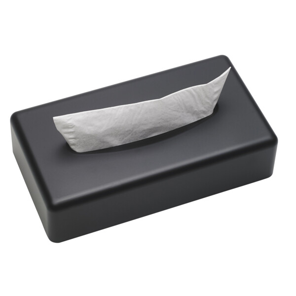 Sanibox boîte mouchoirs rect. noire mat - JVD - 8991311