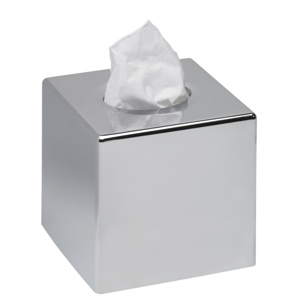 Sanibox boîte mouchoirs carrée chromée - JVD - 8991314