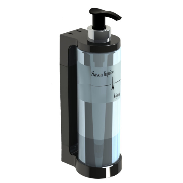 Distributeur de Savon ISISS noir 300 ml - JVD - 8441767