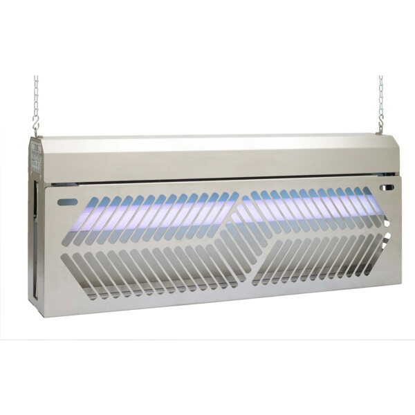 Désinsectiseur 80W JVD Industrie Glue 2 tubes de 40W en inox 304L et feuille engluée - JVD - 855839
