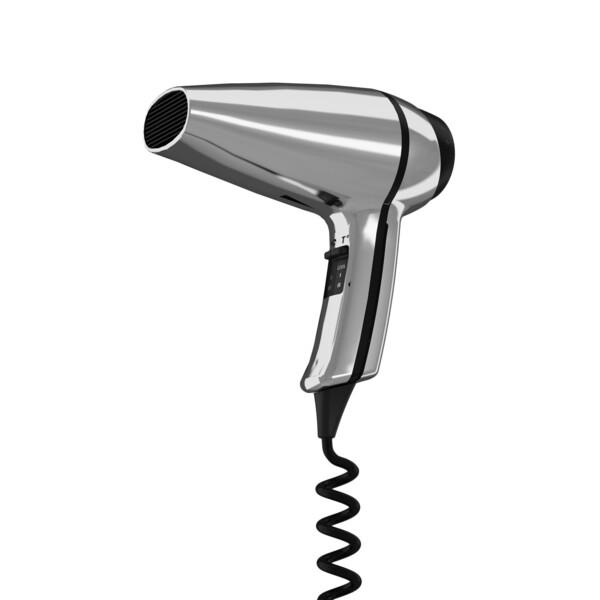 Sèche-cheveux pistolet chromé Clipper II - JVD - 8221193